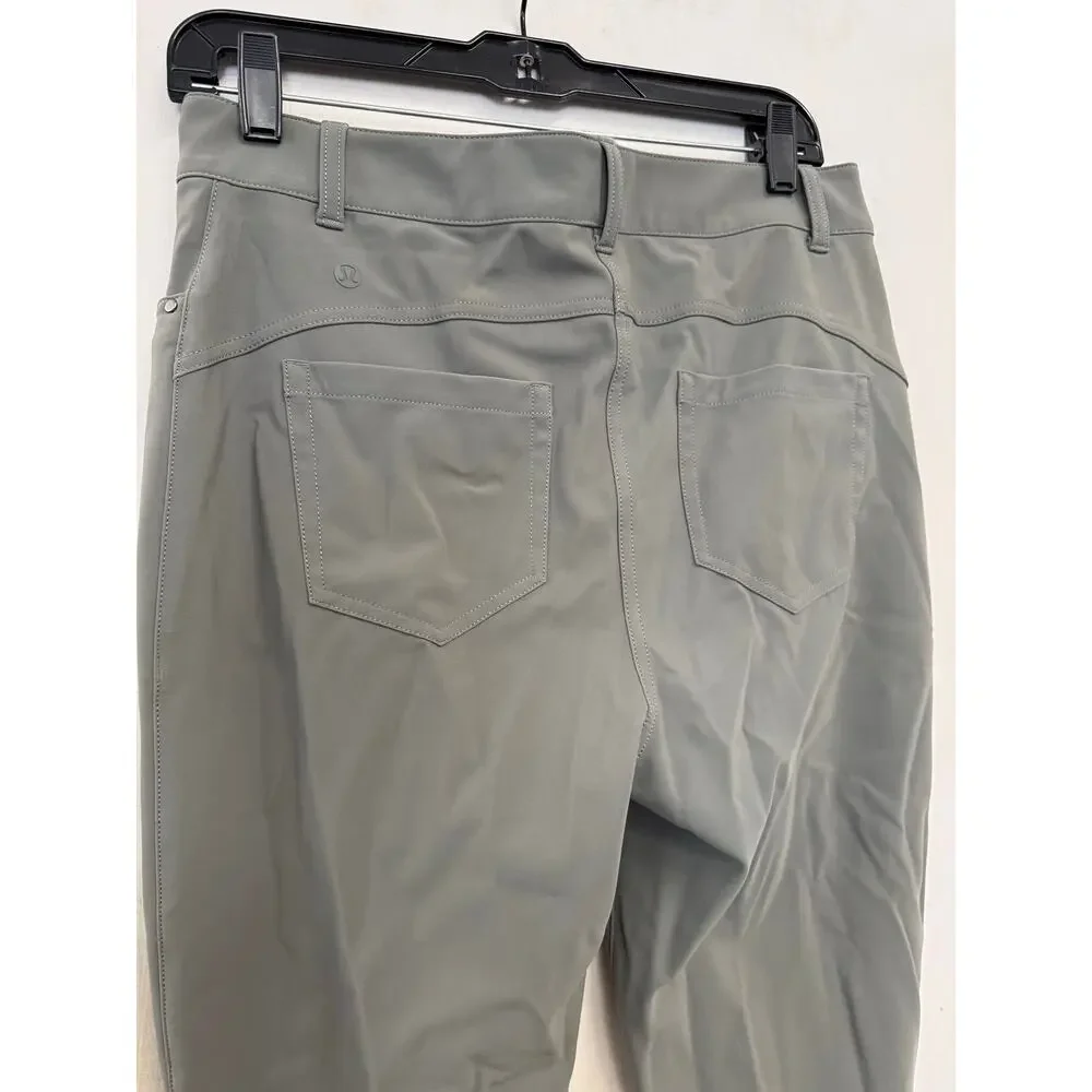 Lululemon Gray City Sleek Slim Leg Pants Sz 31 GS